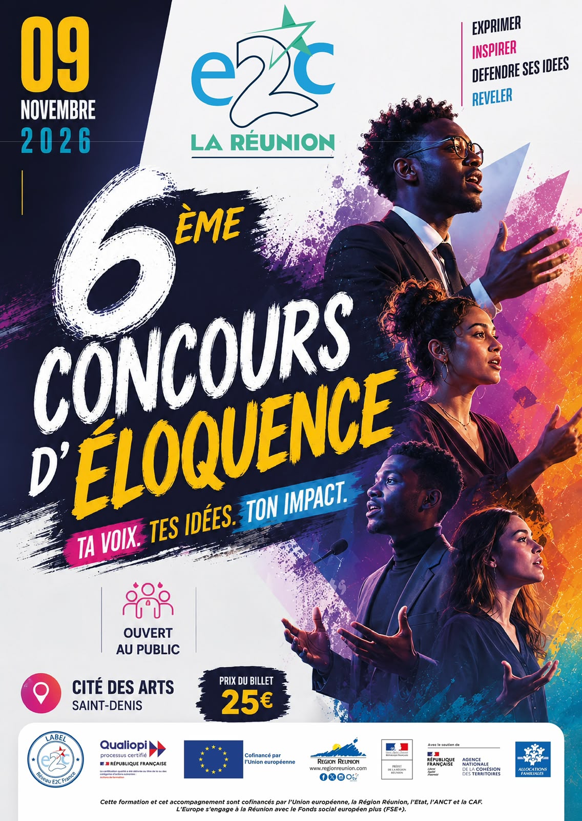6ème édition du Concours d’éloquence de l’E2C Réunion